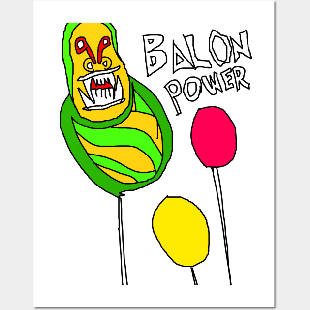 balon power Wall Art by Hahanayas